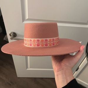 Lack of Color Sierra Rose brimmed boating hat
